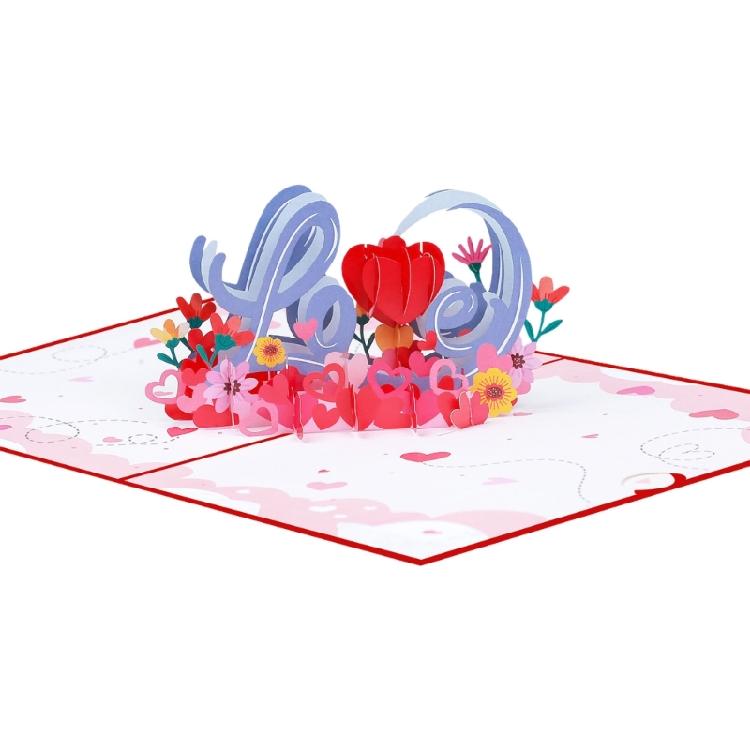 

Creative 3D Standing Raised Greeting Card Suprise Card For Special Day Displaying a Amazing Emotion Symbol Art 1