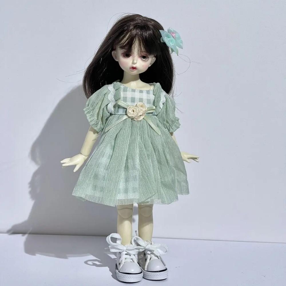 Niedliches 30cm Puppenoutfit Ersatzkleidung 1/6 BJD Puppe Prinzessinnenkleid Set Sweet Lolita Dienstmädchenkleidung Puppenzubehör Mädchengeschenk