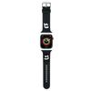 Pasek Opaska Karl Lagerfeld 3D Rubber Karl&Choupette Heads Strap Do Apple Watch 42/44/45/49Mm, Czarne