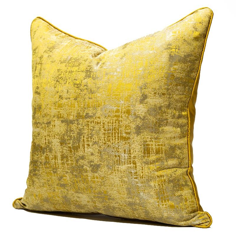 Home Decoration Throw Pillows the Latest  Polyester Hotel Home Pillowcase 50*50 Christmas Gift Gold Cushion Cover Pillow Cover