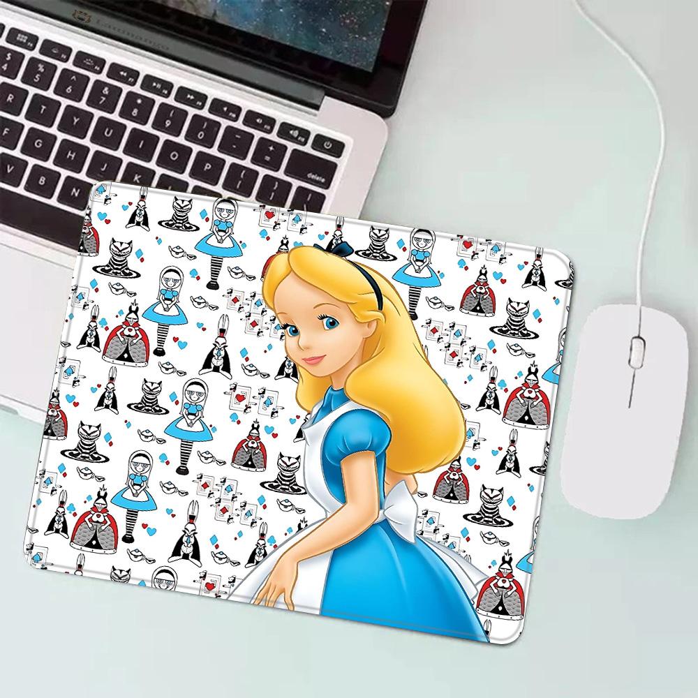 Cute Alices in Wonderland Gaming Mouse Pad XS Small Mousepad For PC Gamer Desktop Decoration Office Mouse Mat Deskmat Rug