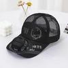 Adults Mesh Baseball Cap Fishing Beach Hats with Solar Fan, Summer UV Protection