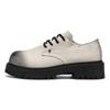 Thick-soled big-head Derby shoes men's new inner height increase British style leather shoes men's commuter casual men's shoes