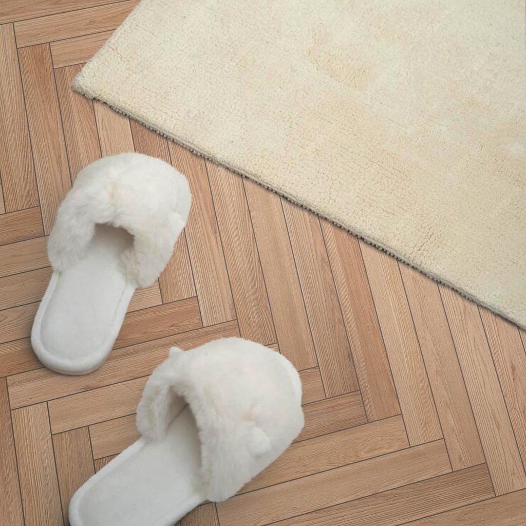 Naklejany Panel Pcv Z Motywem Idealny Do Przedpokoju 120X60 Cm Wzór Podłogi W Jodełkę