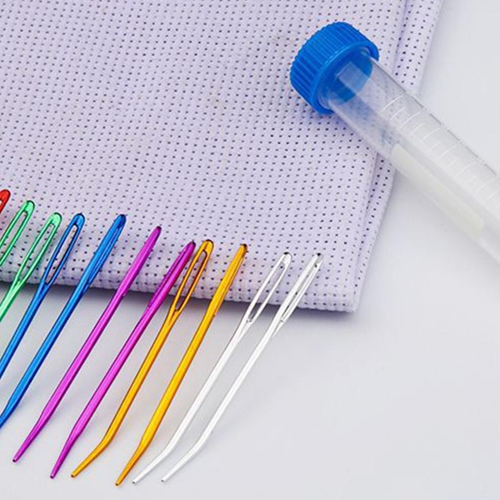Big Eyes Sewing Needle DIY Hand Sewing Needle Learning Needle Yarn Needle Kits Darning Needle Metal Sewing Needle Sets