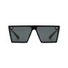 2PCS Oversized Square Frame Casual fashion Ladies Sunglasses retro Style Y2K Street Beach Decoration Glasses