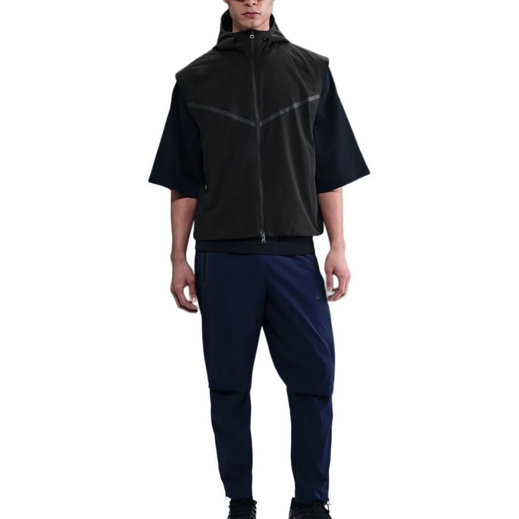 Nike Striped Zip Sleeveless Vest Men Vests HV0983-010