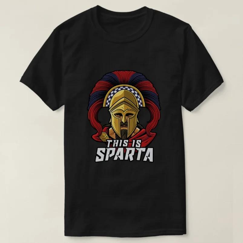 This Is Sparta TShirt Short Sleeve Casual 100 Cotton ONeck Summer Mens T Shirt Size S3XL