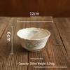 Retro Chinese High-Temperature Resistant Ceramic Bowl – Versatile for Rice, Noodles, Desserts, Soups
