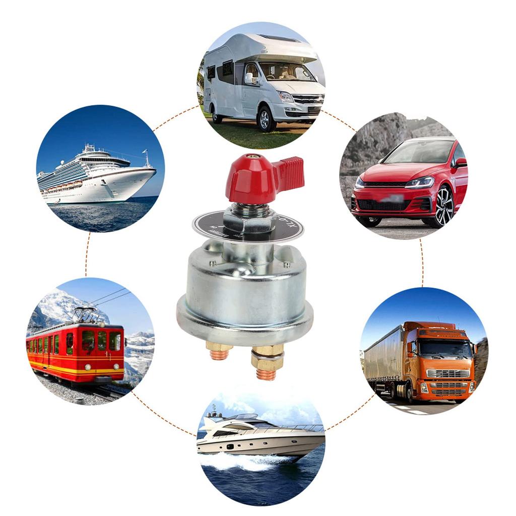 Kill Switch, Cutoff Switch, Zinc Alloy + Copper Switch, Rotary Switch for Car, Yacht, Boat, Motorcycle