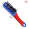 Wire Brush/Bristle Brush/Nano Silk Brush W Silicone Handle Grip For Rust Wielding Slag Dirt Paint Scrubbing With Deep Cleaning