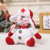 Handmade Christmas Figurines Toys Cartoon Christmas Tree Pendant Santa Snowman Gnomes Plush Table Decorations Xmas Decorations