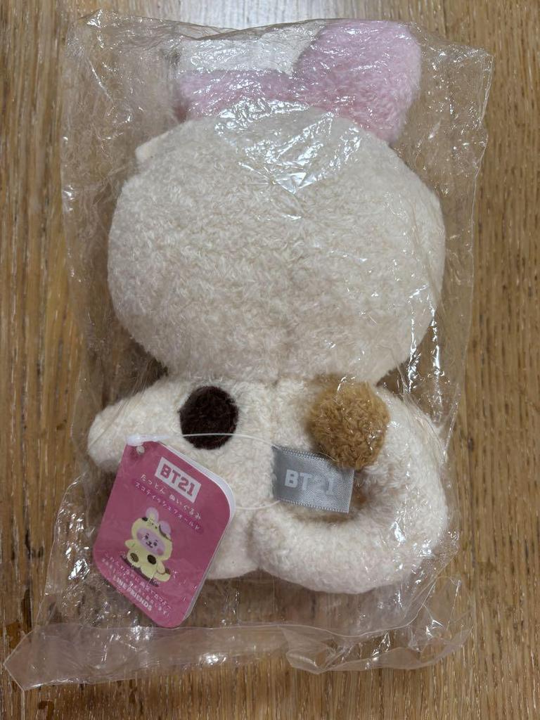 [USED] BT21 Tatton Plush Toy COOKY Scottish Fold