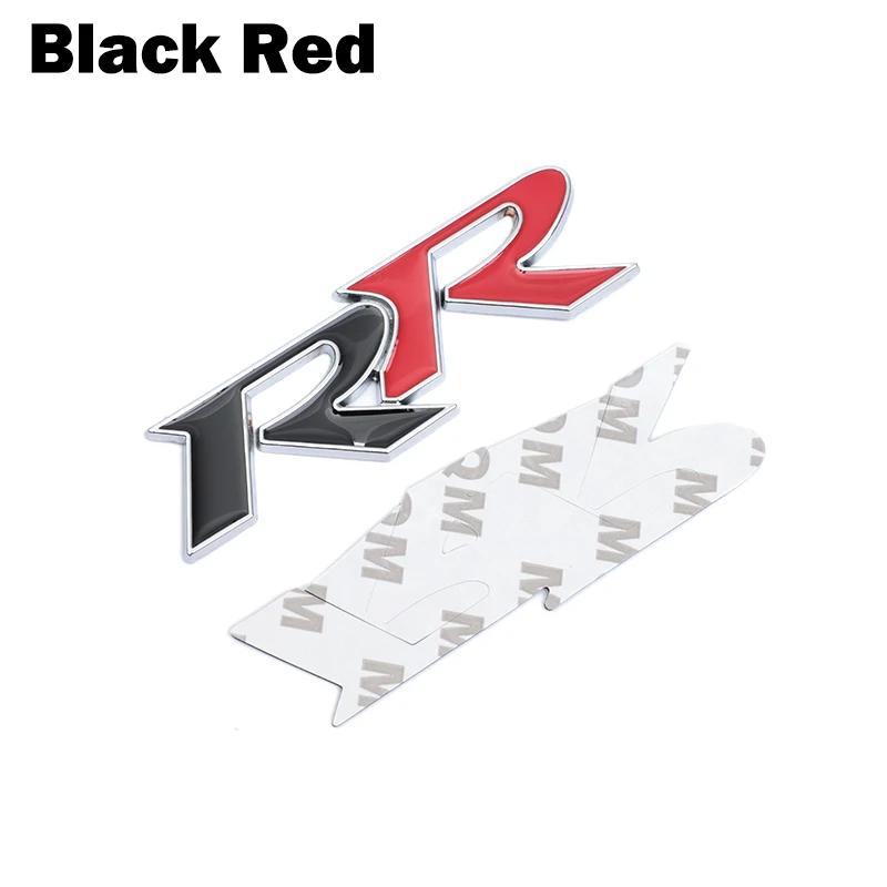 3D Metal RR Logo Car Stickers Emblem Trunk Badge Decals for Honda RR Civic Mugen Accord Crv City Hrv