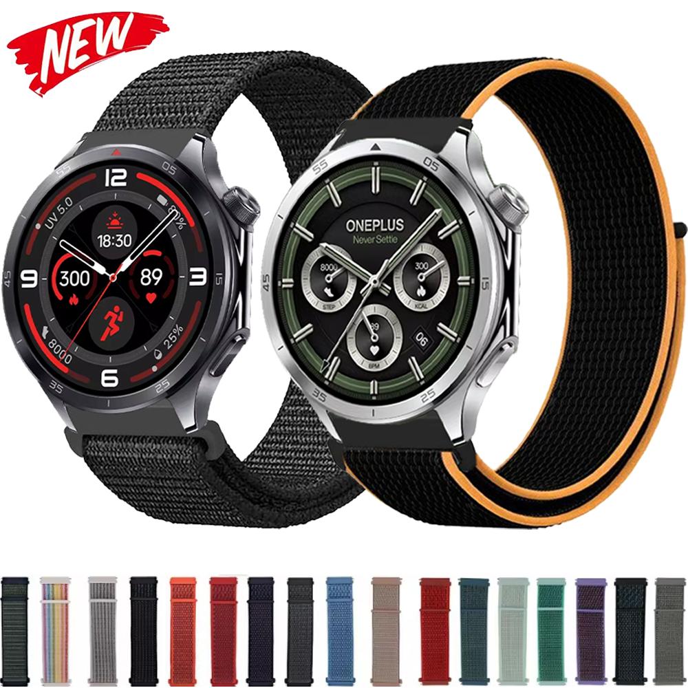 22mm 20mm Nylon Strap for OnePlus Watch 3 46mm/2R/Lite Breathable Bracelet Replaceable Correa forWatch X/X2X3 Accessories