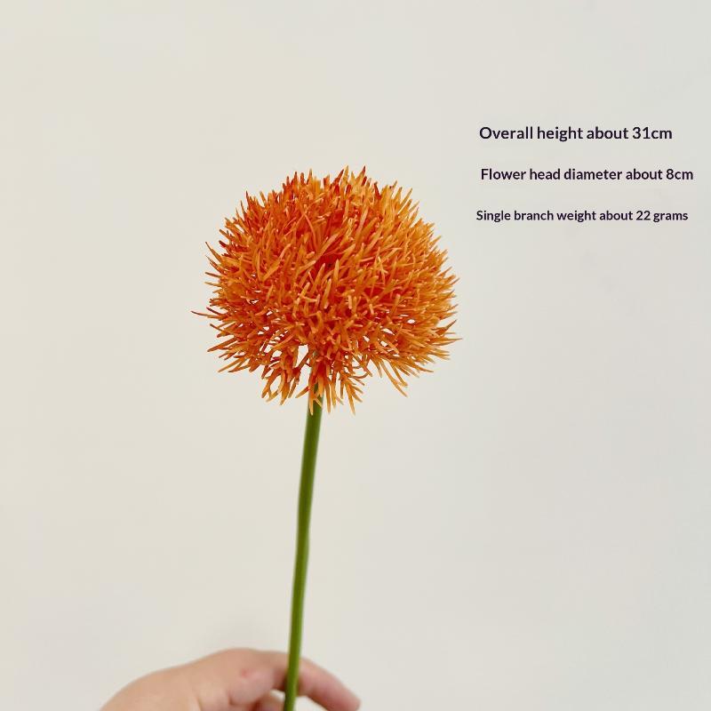 Artificial Flowers Arrangement Pom Dianthus Stems Realistic Fake For Home Office Wedding Vase Decoration