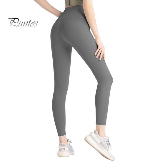 

Женские штаны для йоги с высокой талией, поддерживающие живот, обтягивающие, эластичные, обтягивающие, компрессионные, для бега, тренировок, женские спортивные штаны для занятий йогой и спортзалом S серый