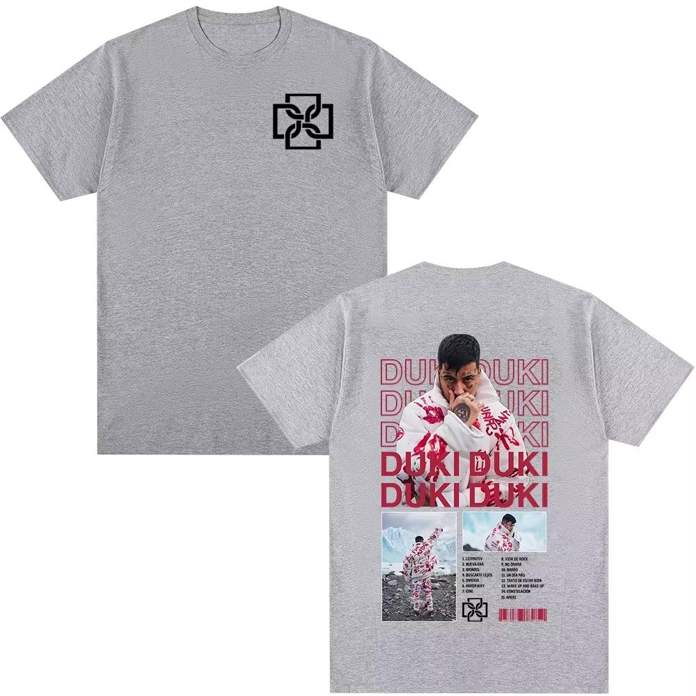 

Rapper Duki Tour Merch Tshirts Mens Women Clothing Cotton Cozy Oversized Tshirts Hip Hop Short Sleeve T Shirts Top Streetwear 4XL