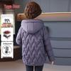 Yalu Women's 90% Duck Down Detachable Hood Winter Jacket