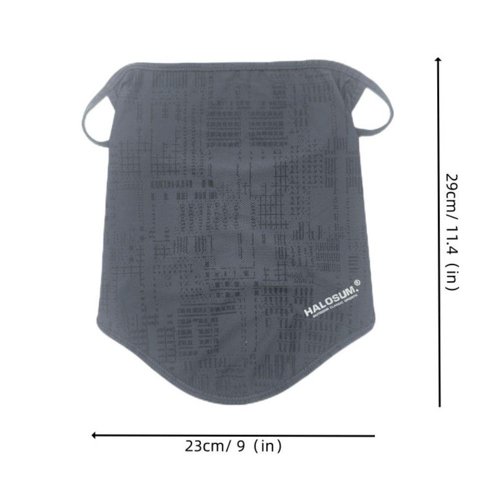 Nylon Cycling Face Mask Ice Silk Riding Running Scarf Fashion Sun Protection Face Mask  Summer