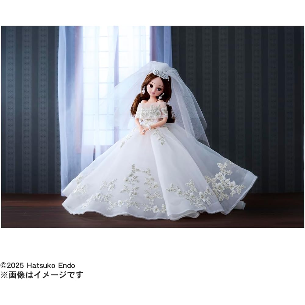 Takara Tomy Licca-chan Doll Photogenic Rika Hatsuko Pea Wedding Style
