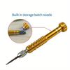 1 Set 5 In 1 Multifunctional Small Screwdriver Kit Repair Tool For Eyeglass Sunglasses Electronics Cellphone Jewelry And More