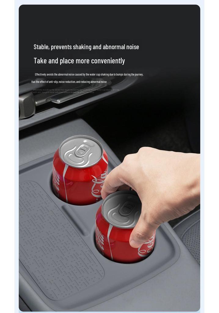 Anti-Slip Silicone Mat for Leapmotor A10 Cup Holder: Modification, Decoration, Cover