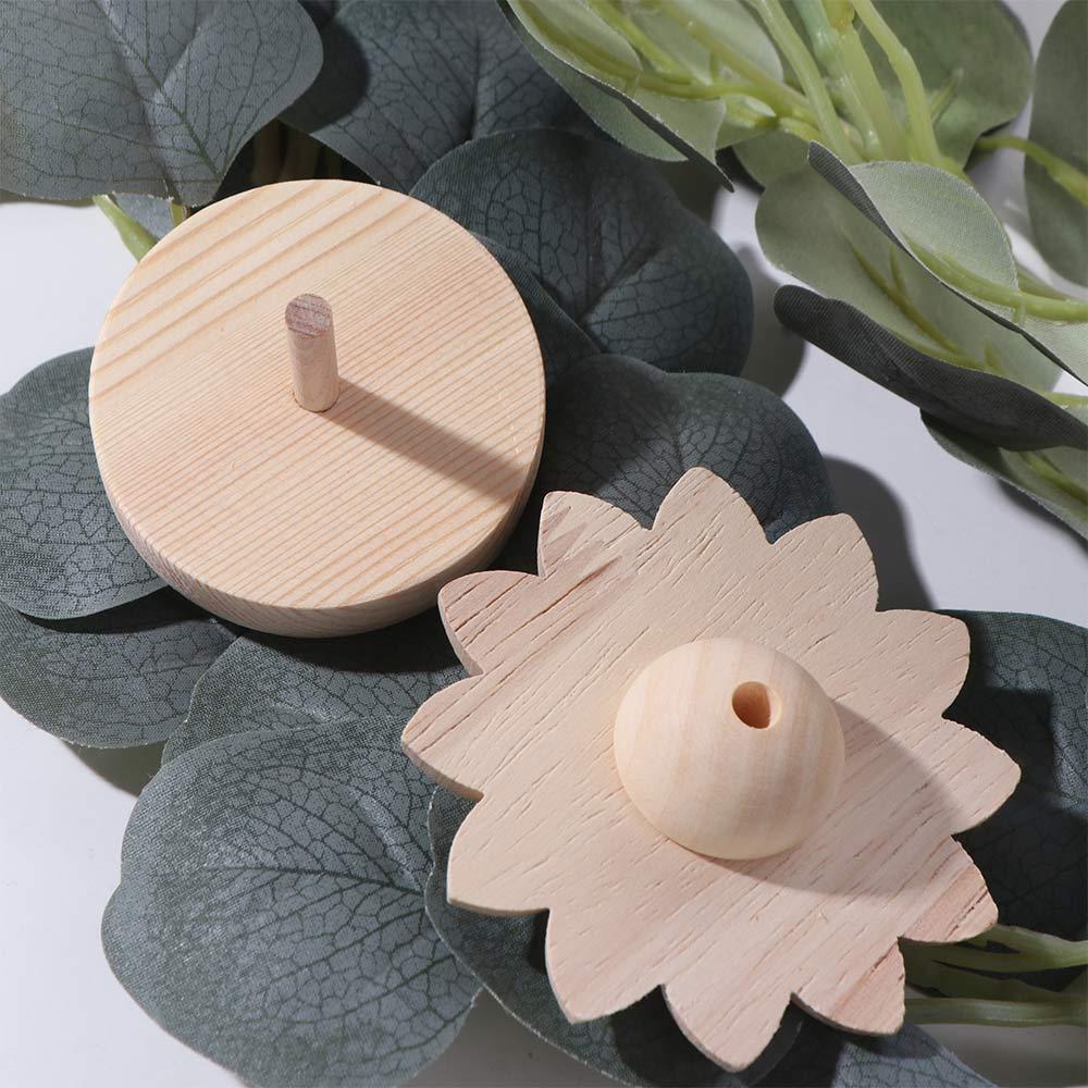 Creative Wooden Daisy Essential Oil Diffuser DIY Essential Oils Containers  Kitchen