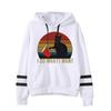 Women' s Casual Fashion   Printed Long Sleeve Pullover Hoodie Two lines Tops