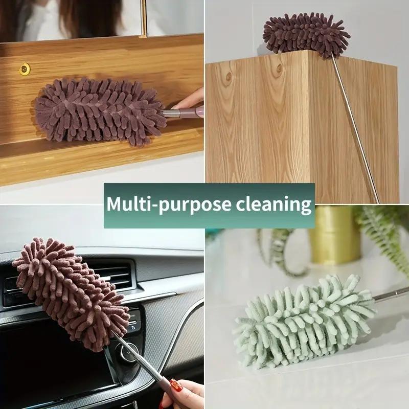 1PCS Feather Duster Long Telescopic Duster Magic Static Duster Brush Extendable Portable Mini Durable Washable