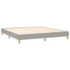 Maison Exclusive - Sommier à lattes de lit avec matelas Gris clair 160x200cm Tissu