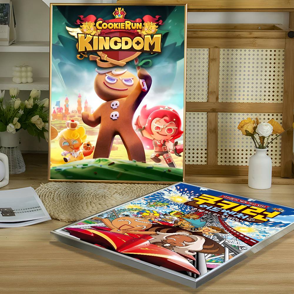 1pc Game C-Cookie R-Run K-Kingdom Poster Sticker Print Waterproof Wall Art For Living Room Bedroom Home Decor