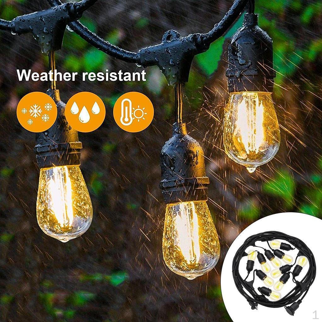 10M 10 Bulbs Outdoor Vintage Lighting Garden Party Decor