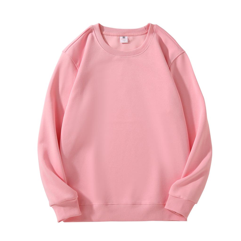 Loose Milk Silk Cotton Round Neck Hoodie Casual Sport Autumn Winter Korean Long Sleeve Couple Hoodies