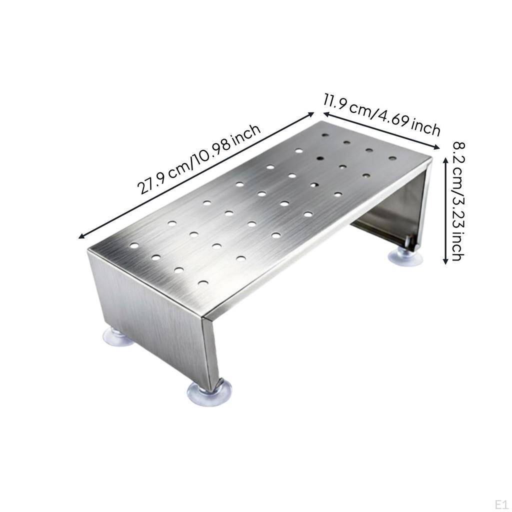 Fußstütze für Nähmaschine Nähapparat Fußpolster Edelstahl Saugnapf
