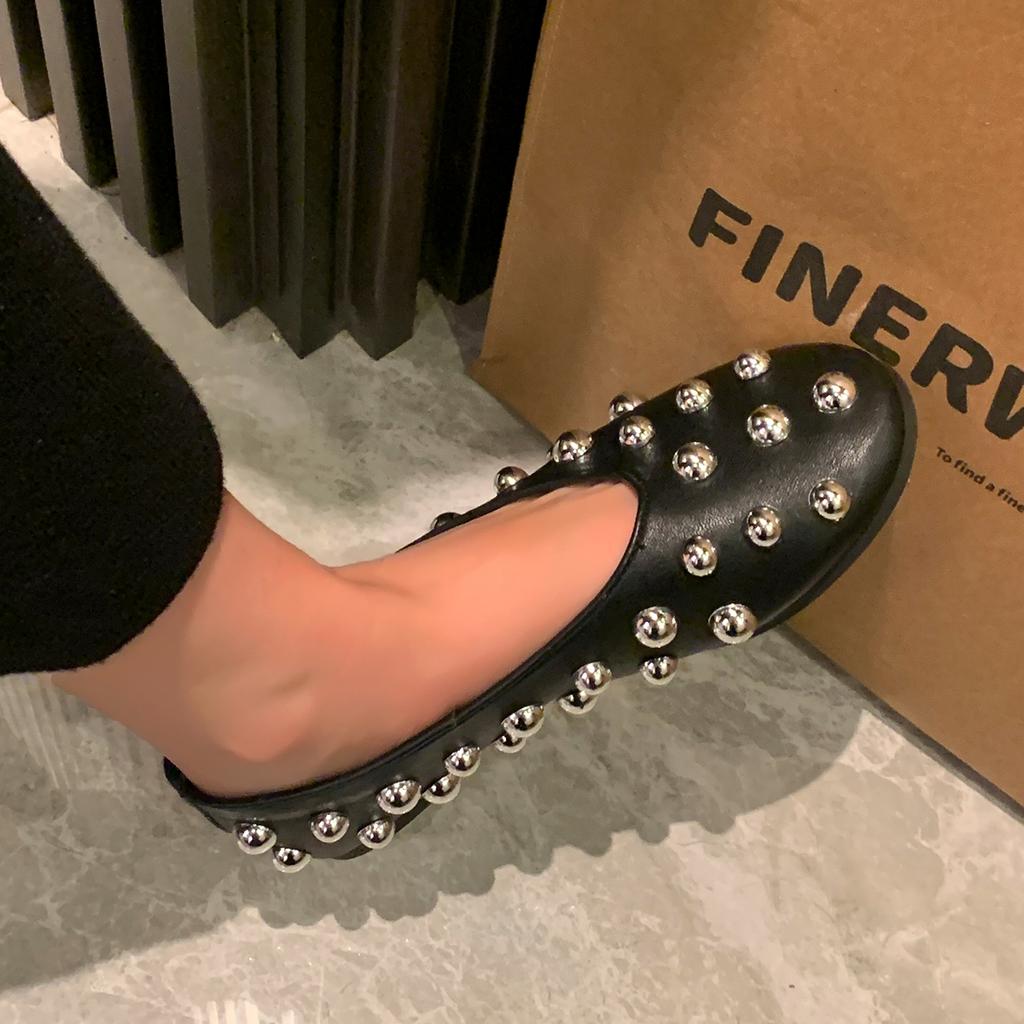 Women Flats Shoes Shallow Casual Loafers Shoes Spring Leather Sandals Trend Walking Dress Cozy Brand Mujer De Zapatillas