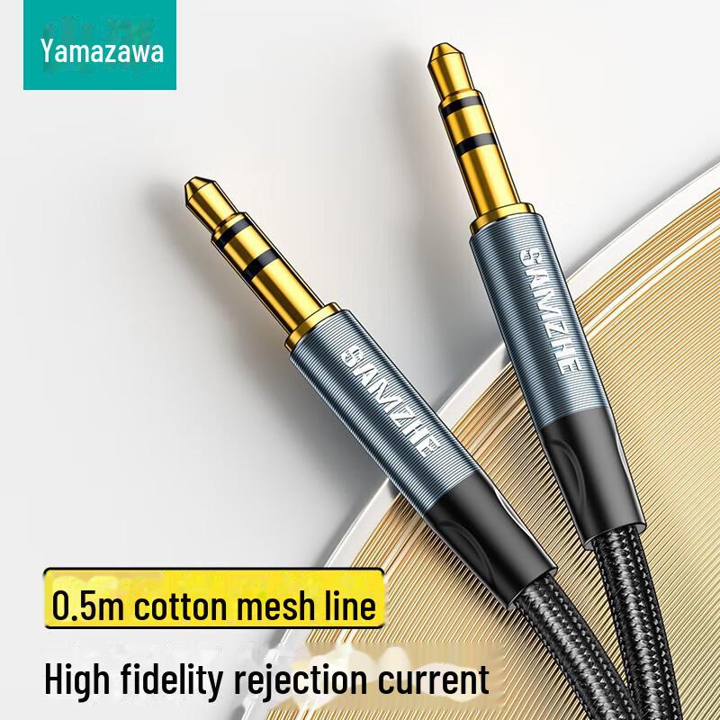 

Аудиокабель Shanze 3,5 мм «папа-папа» AUX для автомобиля, телефона, планшета, ноутбука 0.5 meter