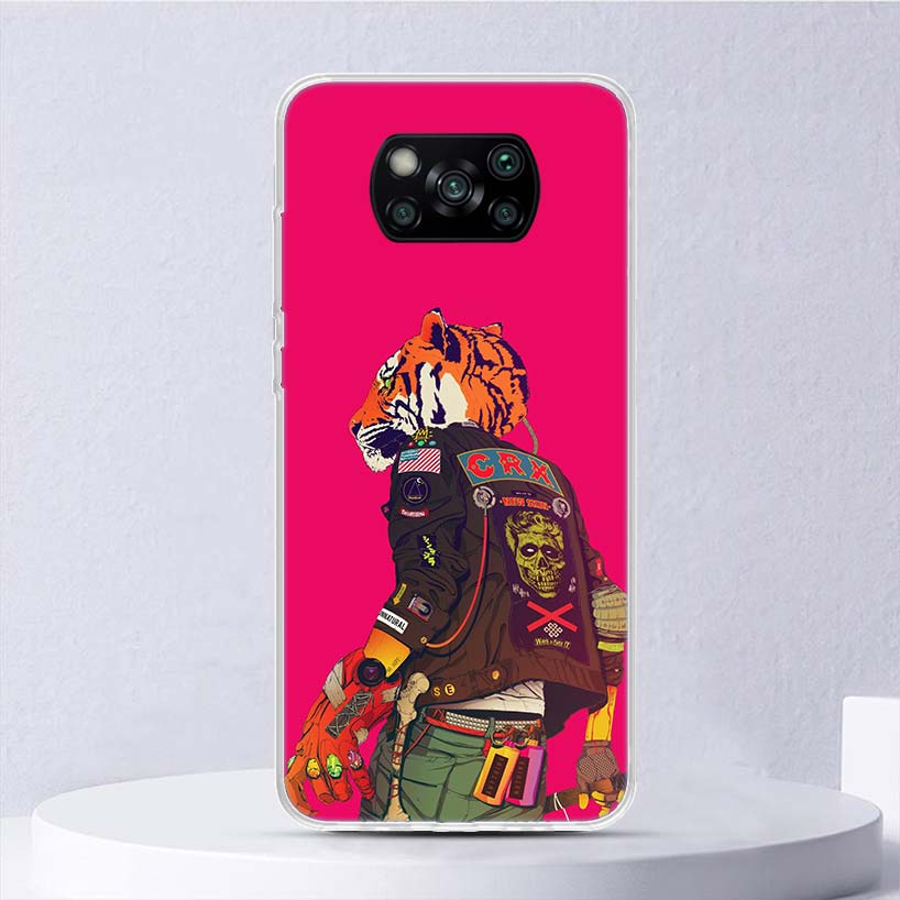 Game Hotline Miami Soft Case For Xiaomi Poco X7 X6 X5 X4 X3 Nfc F7 Ultra F6 F5 Pro Phone Cover F4 Gt F3 M5S M4 M3 M5 M6 Coque