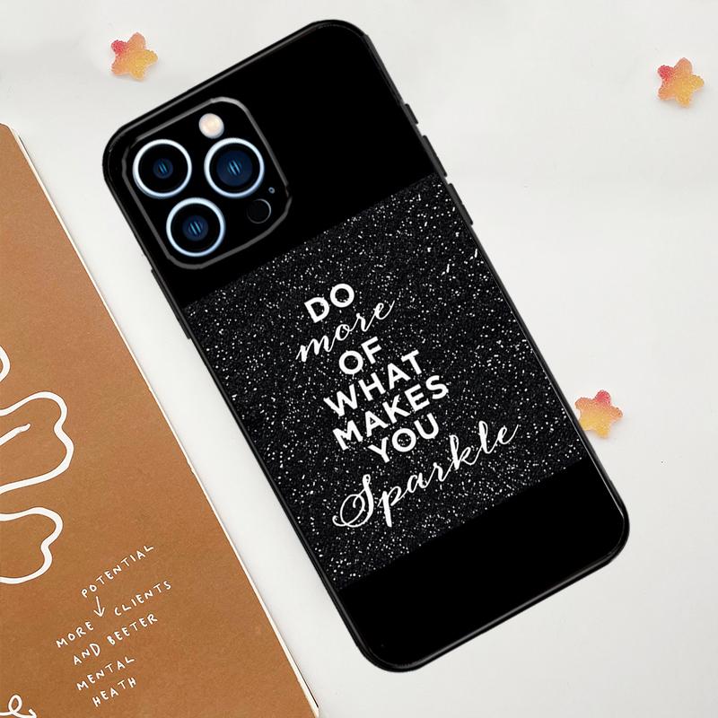 

SPARKLE INSPIRATION Phone Case For iPhone 17 Pro Max 14 11 15 16 Pro Max 13 12 mini 16 Plus 16e 17 Air Funda iPhone 11Pro MAX