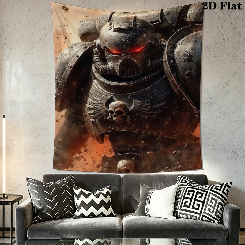 Warhammer 40K Wall Tapestry Aesthetic Wall Hanging Printed Fabric Blanket Decorative Tapestries for Bedroom Living Room Home Decor