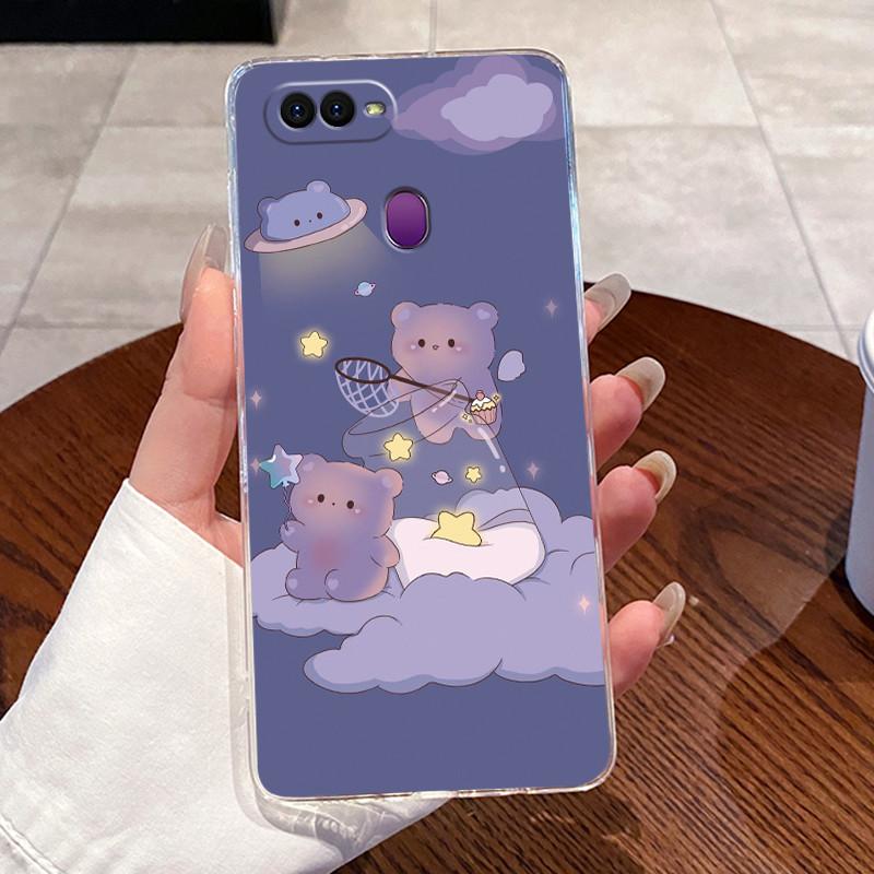 Casing For Oppo F9 / Realme 2 Pro Phone Case New Design Aesthetic Fashion Cute Cat Cartoon Soft Silicone Transparent TPU Cover