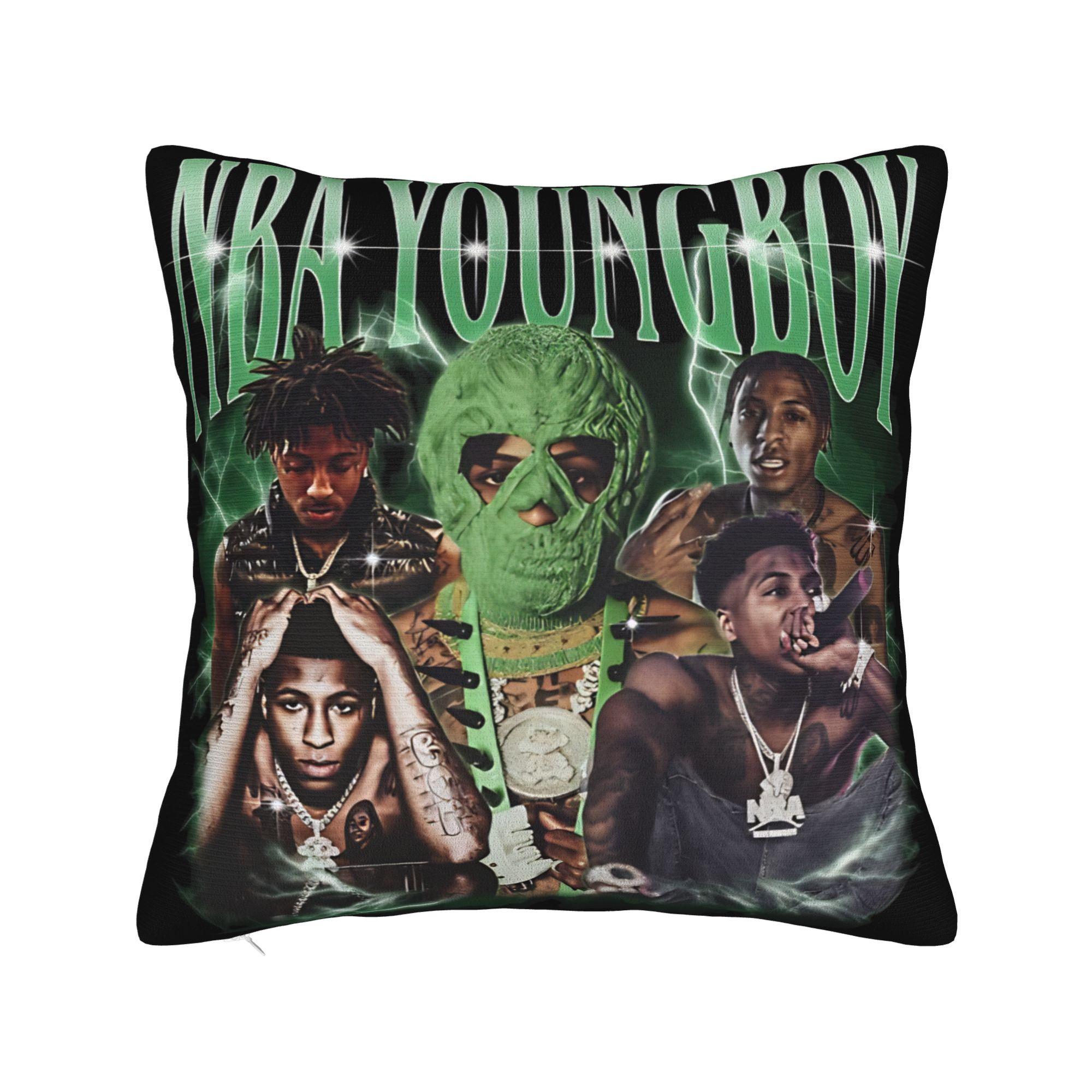 Decorative Pillowcases Rapper Young Boy Never Broke Again MASA Tour 2025 Product Seat Throw Pillow Case Square Style Multi Size 12x12Inch