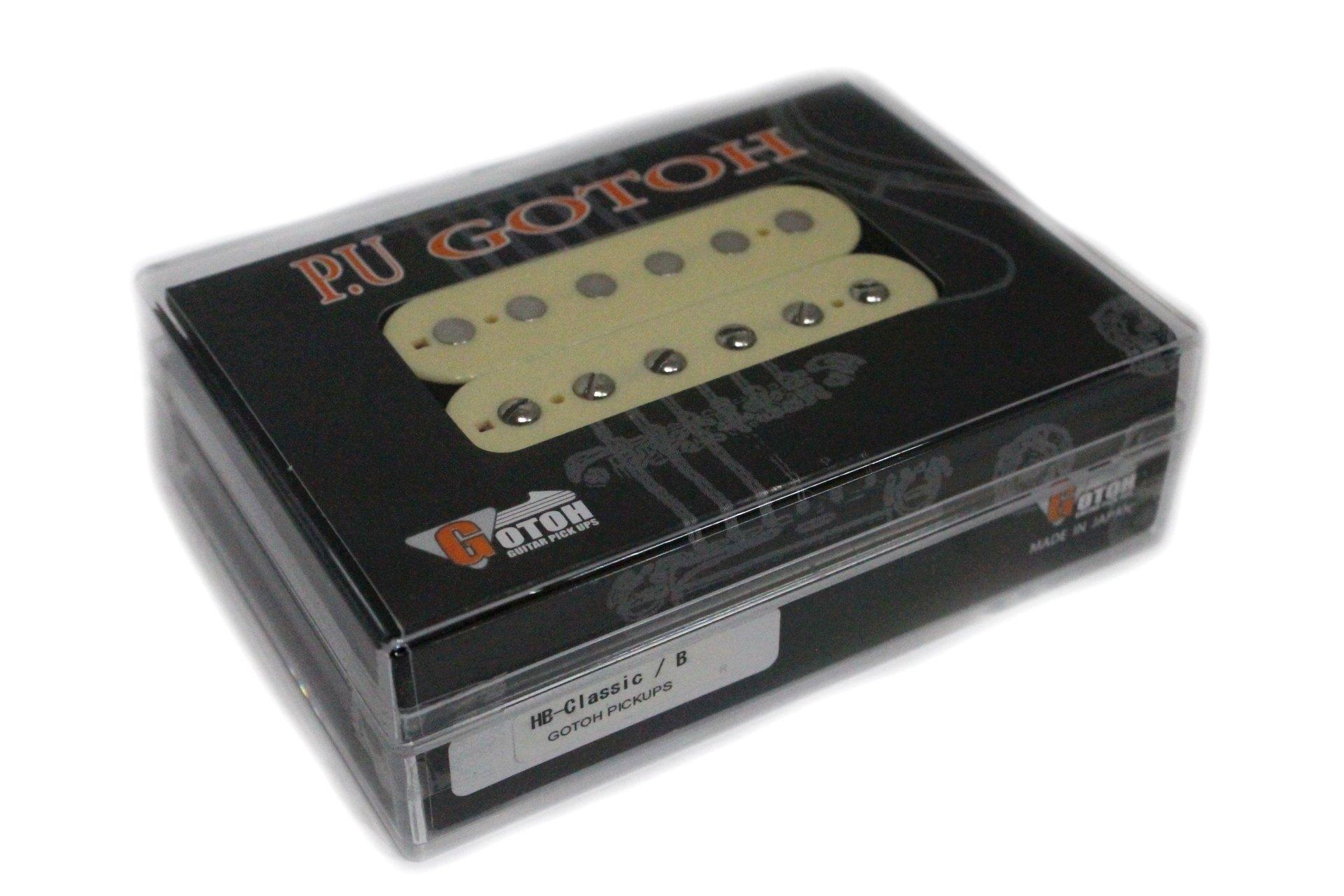 

Сделано в Японии, хамбакер, бридж, кремовый цвет [звукосниматели GOTOH] HB-Classic (Задний) GTPU-HB-CLS-CRM-B кремовый