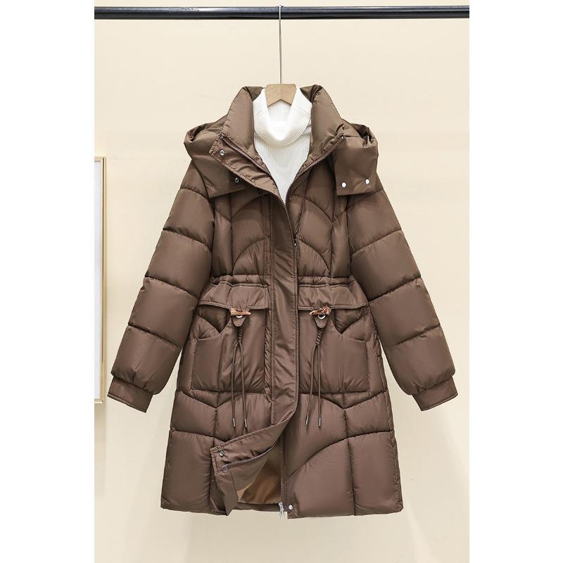 

Cotton clothes women s winter medium and long horn buttons medium mother thickened cotton clothes new cotton clothes jacket 3XL