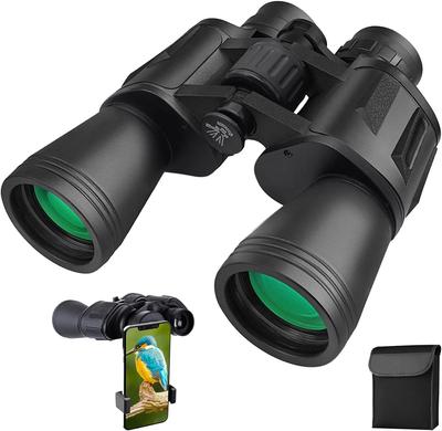 High Power Compact Waterproof Binoculars Telescope With Low Light Night Vision For Bird Watching Travel Football Games With Carrying Case And Strap