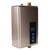220V 5.5KW Mini Instant Electric Water Heater Tankless Shower Hot Water System Kitchen Golden