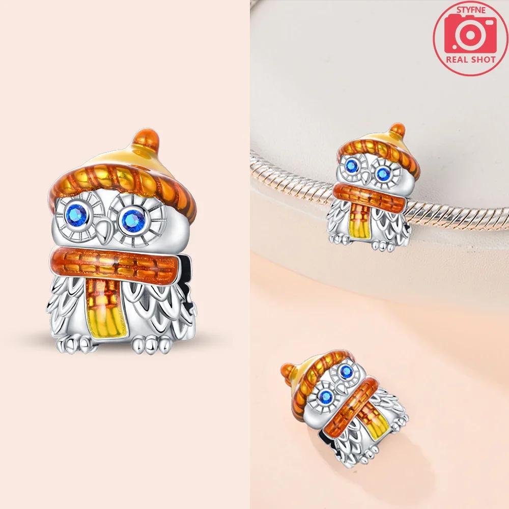Autumn Harvest Series Squirrel Maple Leaf Pumpkin Copper Charms Pendants Fitoriginal Bracelets Diy Jewelry