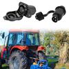 Quality 3 Pin Wiring Harness Trailer Connector Space Saving Plug for European Tractor and Boat Equipment