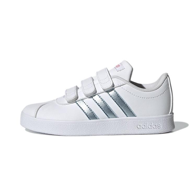 (PS) adidas VL Court 2.0 White Vision Metallic Kids GW2341 EU 29