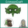 Realistic Green Witch Mask For Halloween Easter Carnival Party Mask Prop